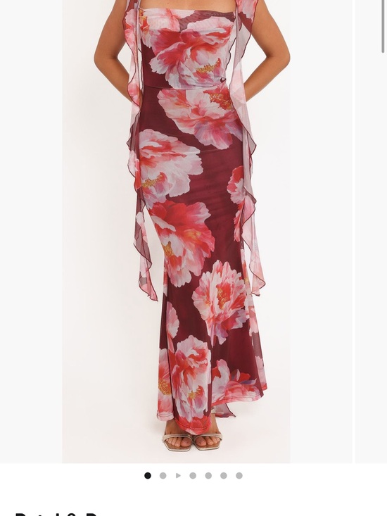 Petal & Pup Dresses & Skirts - Petal & Pup Chiara Floral Flutter Ruffle Maxi